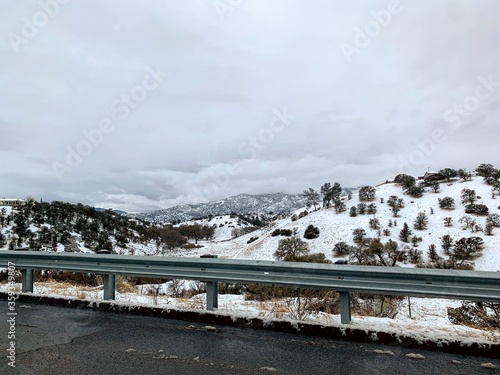 winter in the mountains