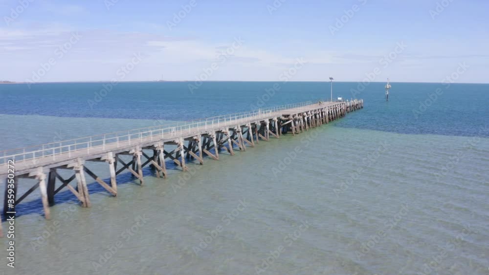 Located in the Spencer Gulf of South Australia, the Port Germein jetty