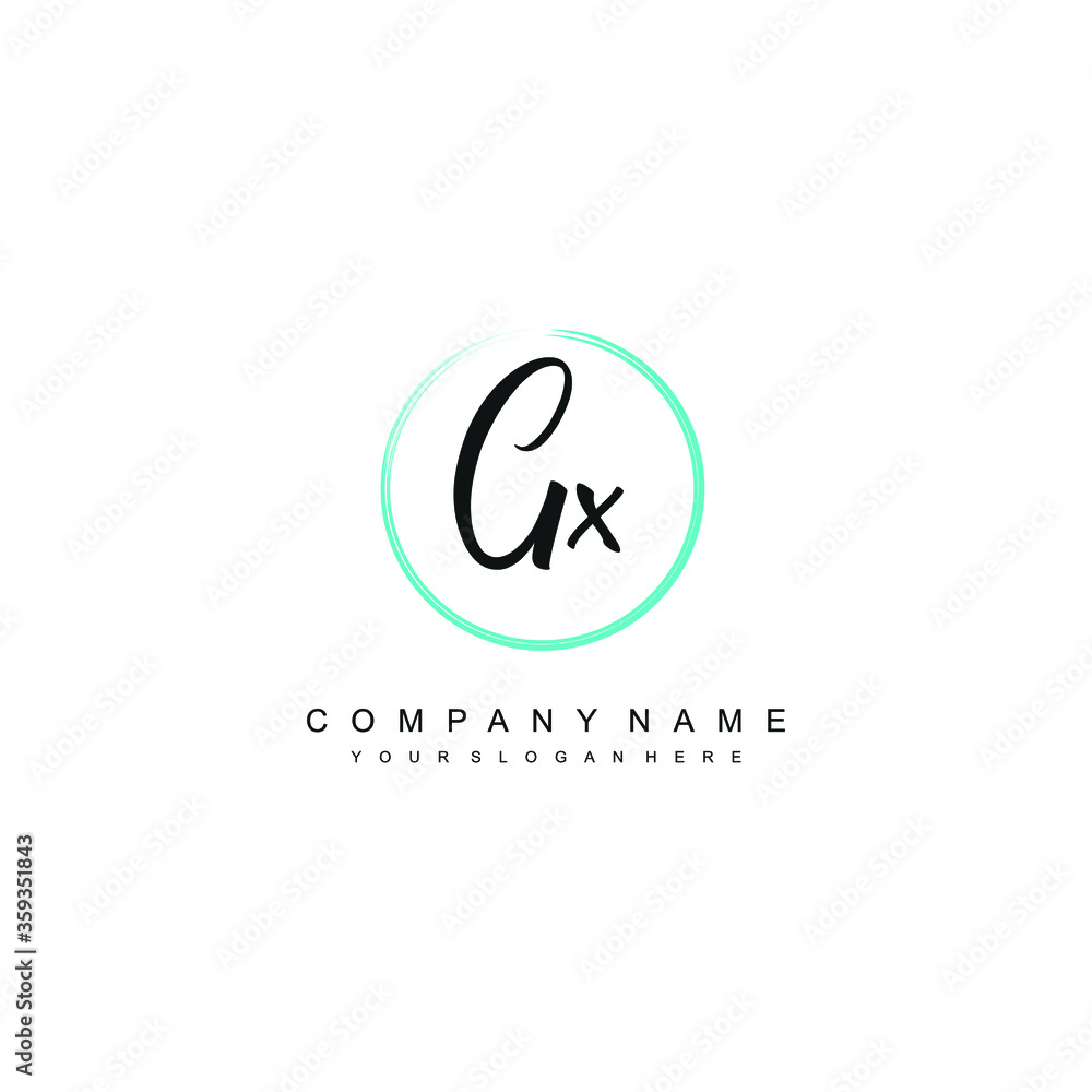 GX initials signature logo. Handwriting logo vector templates. Hand drawn Calligraphy lettering Vector illustration. GX initials signature logo. Handwriting logo vector templates. Hand drawn Calligraphy lettering Vector illustration.