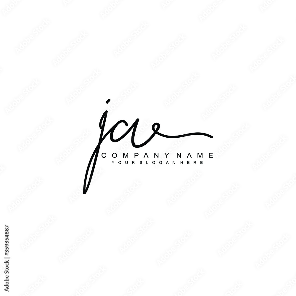 JA initials signature logo. Handwriting logo vector templates. Hand drawn Calligraphy lettering Vector illustration. JA initials signature logo. Handwriting logo vector templates. Hand drawn Calligraphy lettering Vector illustration.
