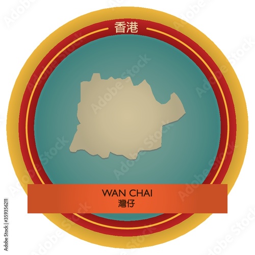 wan chai map label
