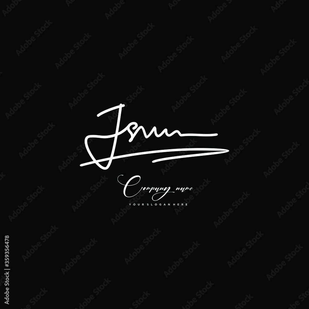 JS initials signature logo. Handwriting logo vector templates. Hand drawn Calligraphy lettering Vector illustration. JS initials signature logo. Handwriting logo vector templates. Hand drawn Calligraphy lettering Vector illustration.