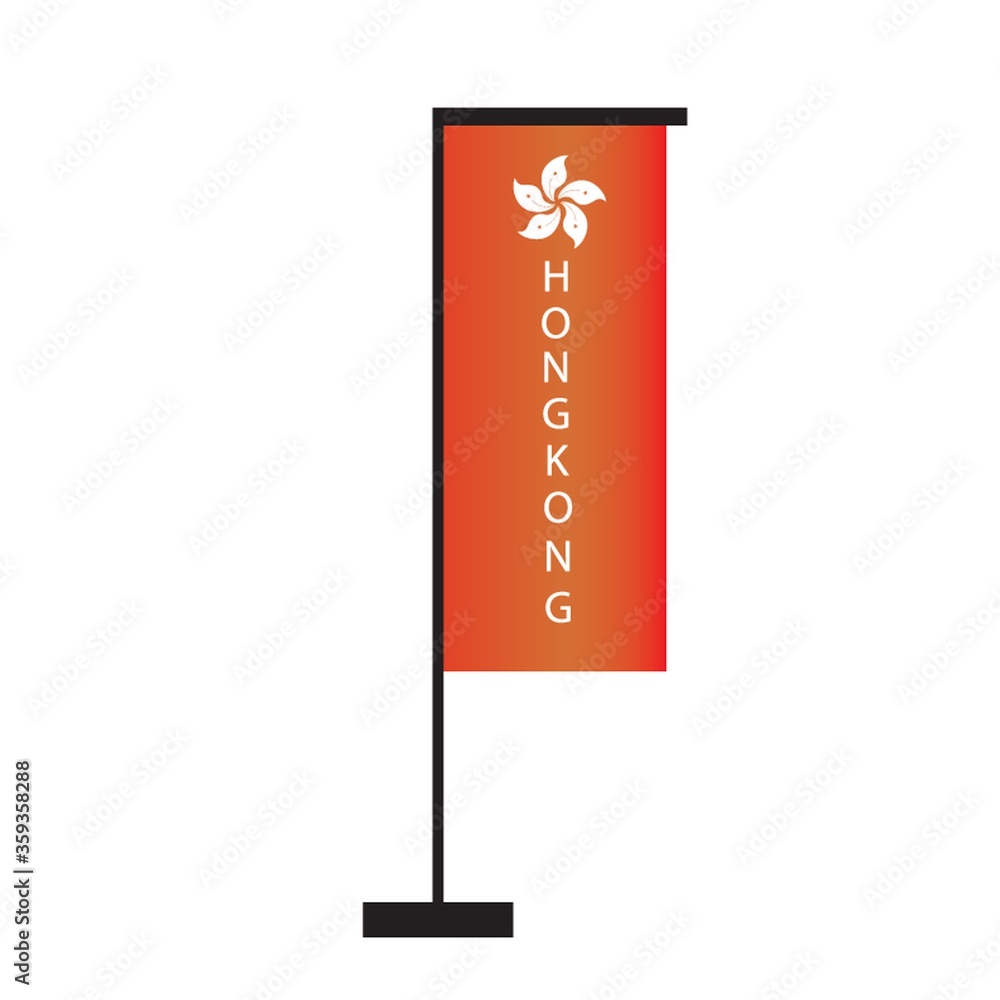 Obraz premium hong kong banner