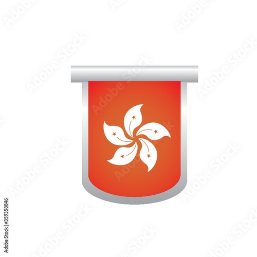 hong kong flag pennant