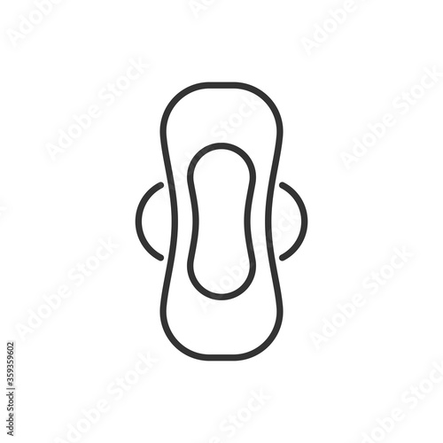 Sanitary napkin icon. Vector Illustration