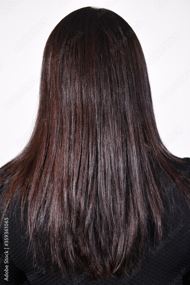 Portrait of a woman with a beautiful long hair Portrait of a woman with a beautiful long hair