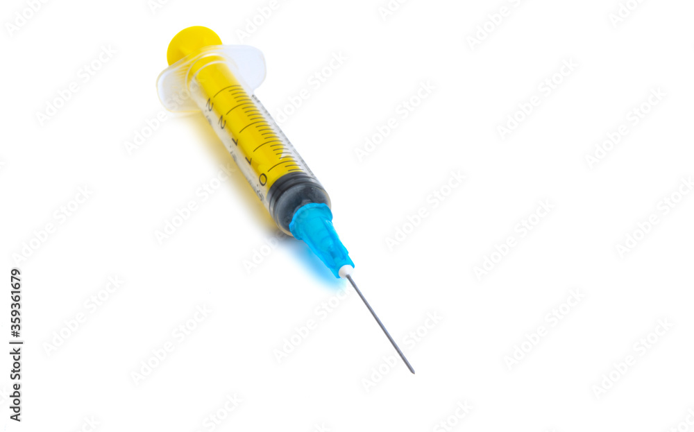 syringe isolated syringe isolated