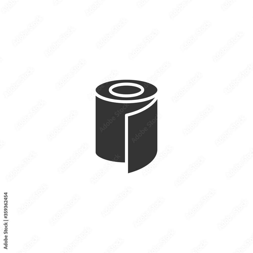 Toilet paper. Tissue symbol modern simple vector icon for website design, mobile app, ui. Vector Illustration Toilet paper. Tissue symbol modern simple vector icon for website design, mobile app, ui. Vector Illustration