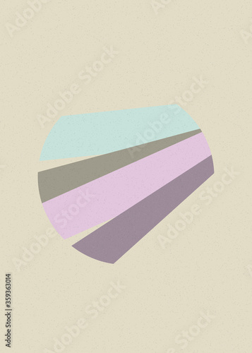 Opal Blue color Crossing lines generativeart style colorful illustration