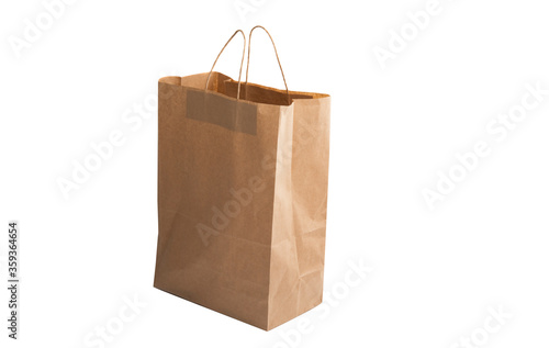 paper bag isolated