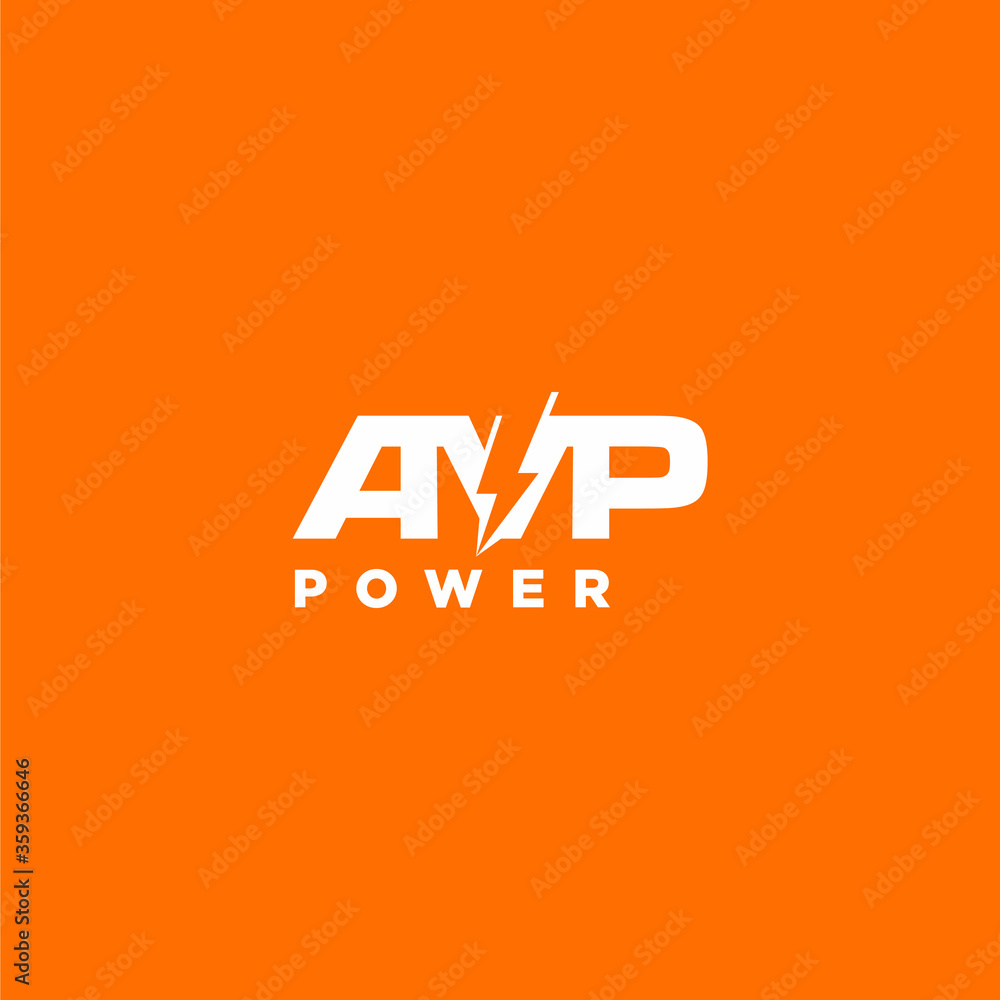 Bold logo design of electric industry on clean background colurs - EPS10 - Vector. Bold logo design of electric industry on clean background colurs - EPS10 - Vector.