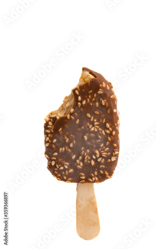 ice cream on a stick isolated