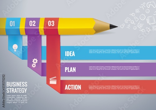 business strategy infographic