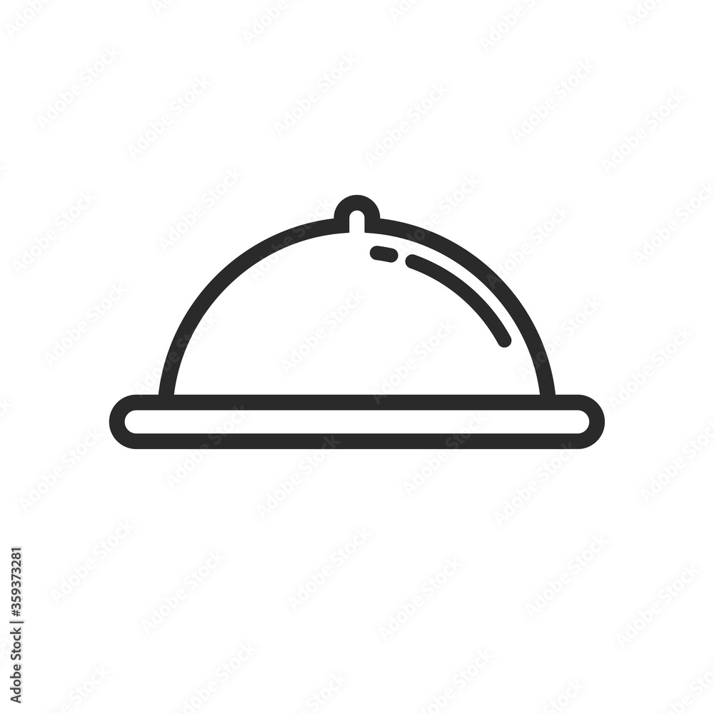 Fototapeta premium dish icon vector design illustration