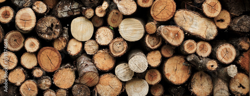 Firewood background material.                   