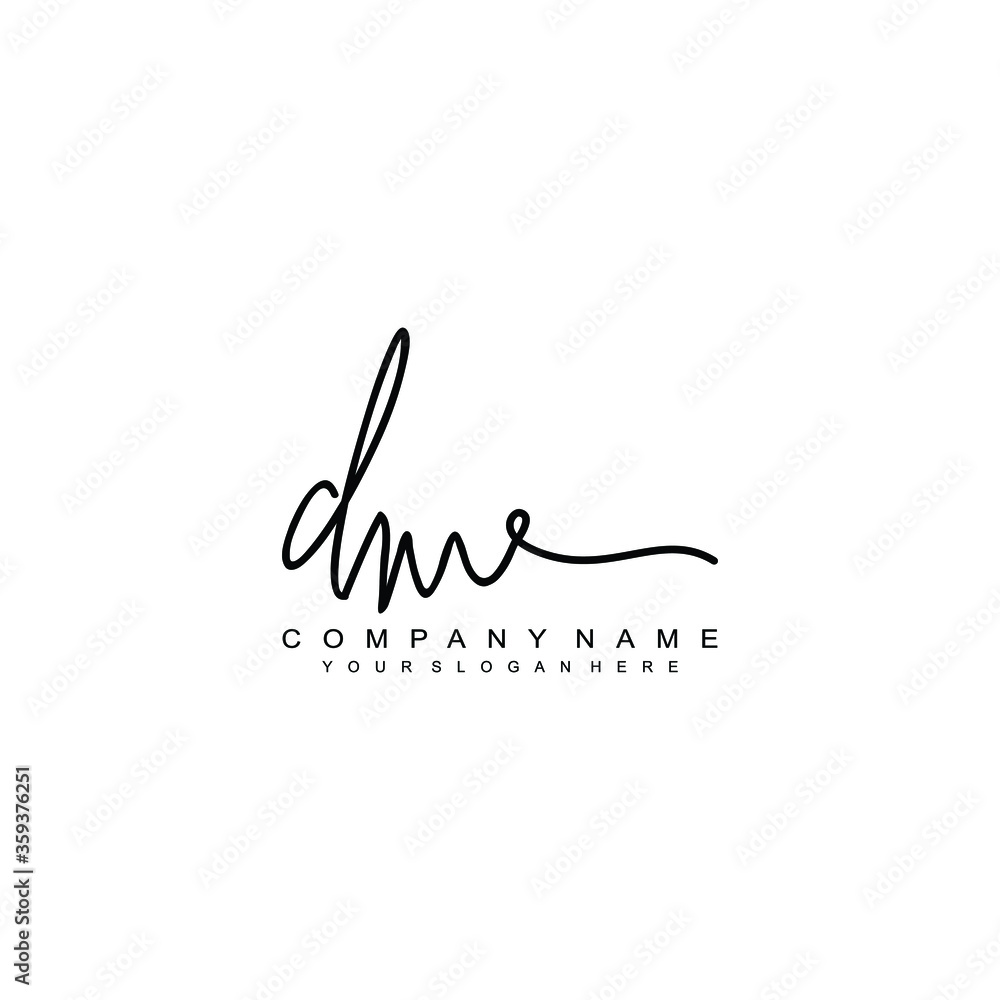 DM initials signature logo. Handwriting logo vector templates. Hand drawn Calligraphy lettering Vector illustration. DM initials signature logo. Handwriting logo vector templates. Hand drawn Calligraphy lettering Vector illustration.