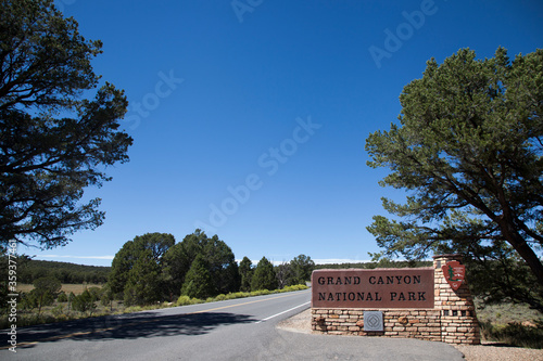 cartel del gran canyon del colorado