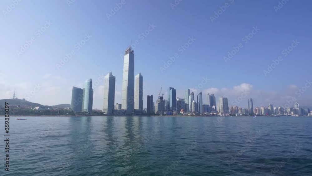 Qingdao coastline and urban landscape skyline
Qingdao coastline and urban landscape skyline