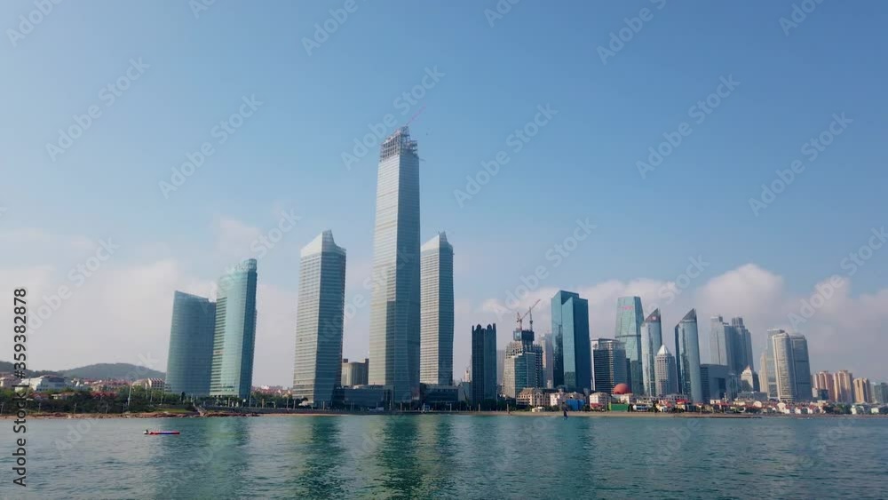 Qingdao coastline and urban landscape skyline
Qingdao coastline and urban landscape skyline