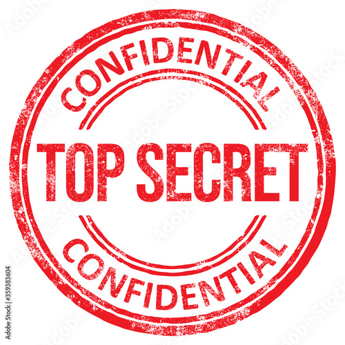 Top Secret. Confidential. Vector Stamp.