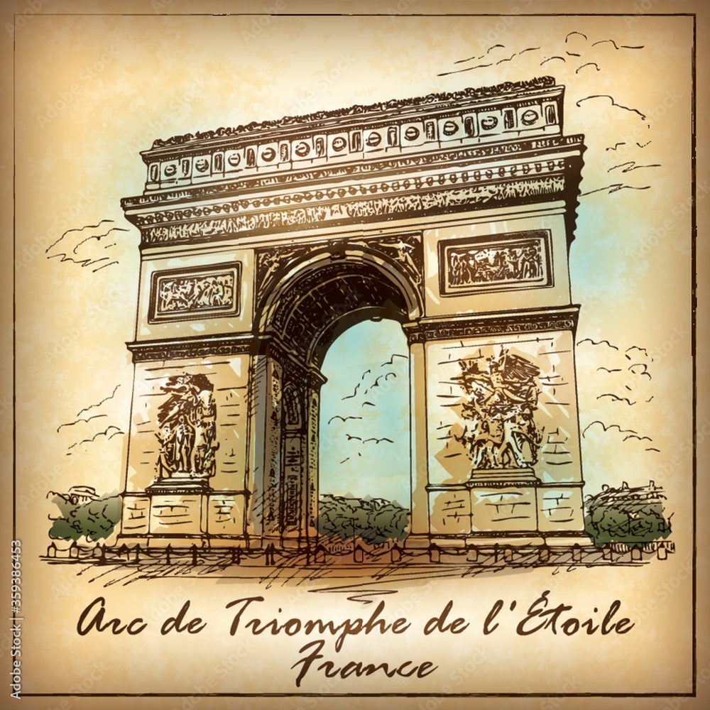 Fototapeta premium arc de triomphe
