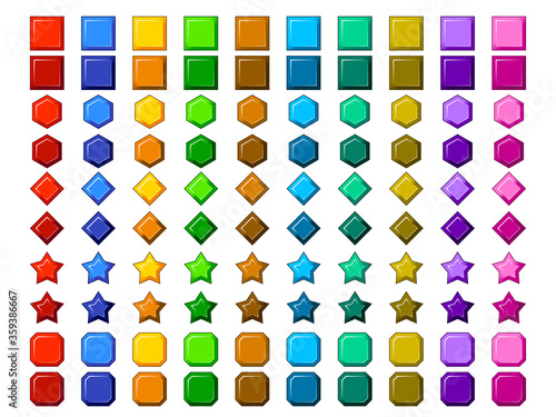 ゲーム／アイコン／枠／ブロック