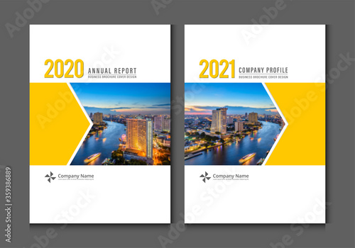 Cover design for annual report business catalog company profile brochure magazine flyer booklet poster banner. A4 template design element cover vector.