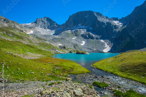 Mountain lake, Caucasus © Olivia