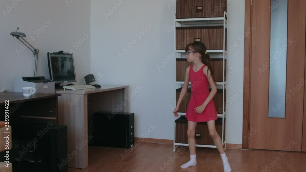 Little girl taking online classes at home during covid 19 epidemic Little girl taking online classes at home during covid 19 epidemic
