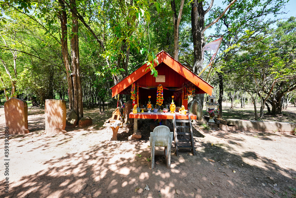 Non Muang Ancient Town an Archaeological Burial Site in Chum Phae, Khon Kaen, Thailand