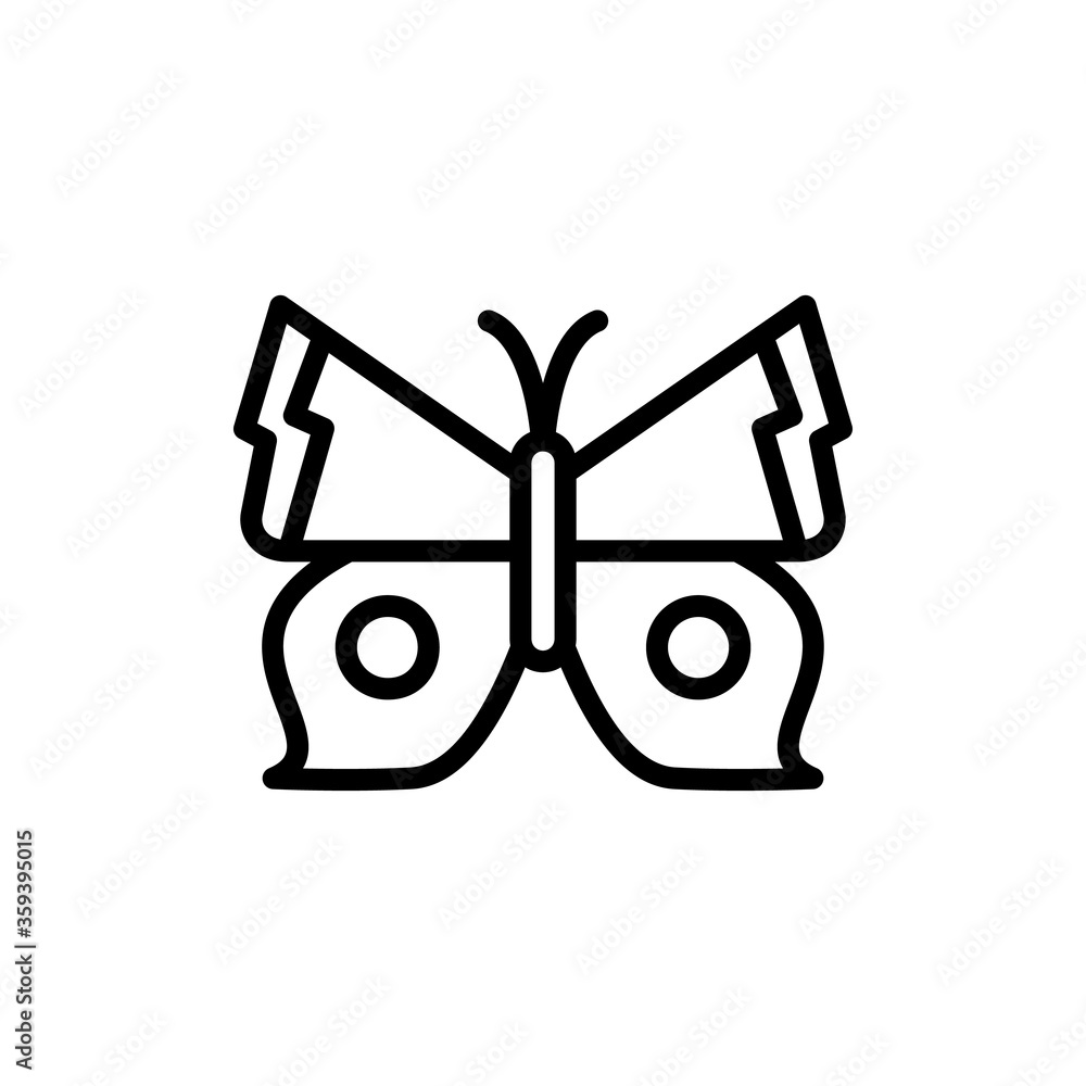 Butterfly, insect icon. Simple line, outline vector elements of lepidoptera icons for ui and ux, website or mobile application Butterfly, insect icon. Simple line, outline vector elements of lepidoptera icons for ui and ux, website or mobile application