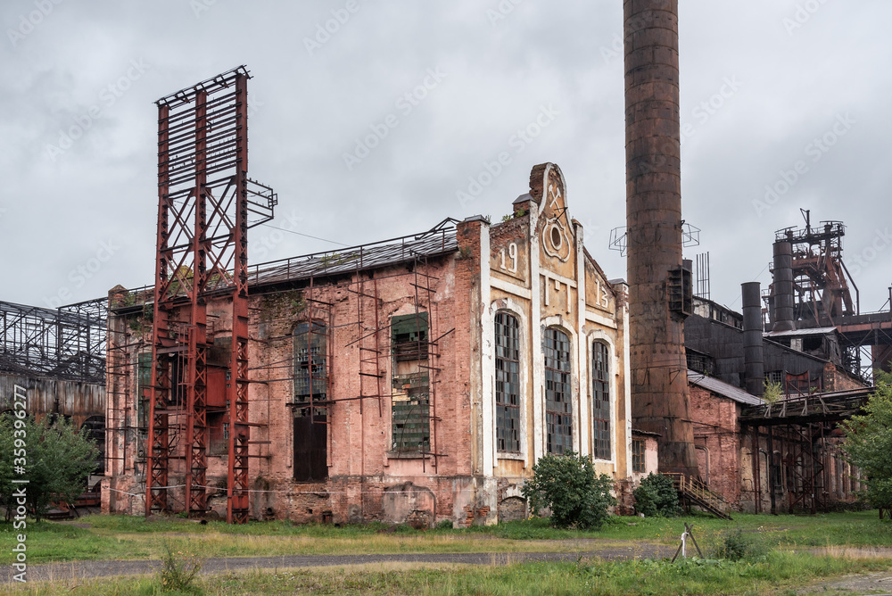 Building power station. 1913. Old Mining and metallurgical plant Building power station. 1913. Old Mining and metallurgical plant