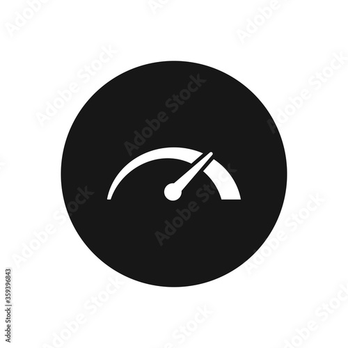 Speedometer vector icon, simple sign for web site and mobile app.