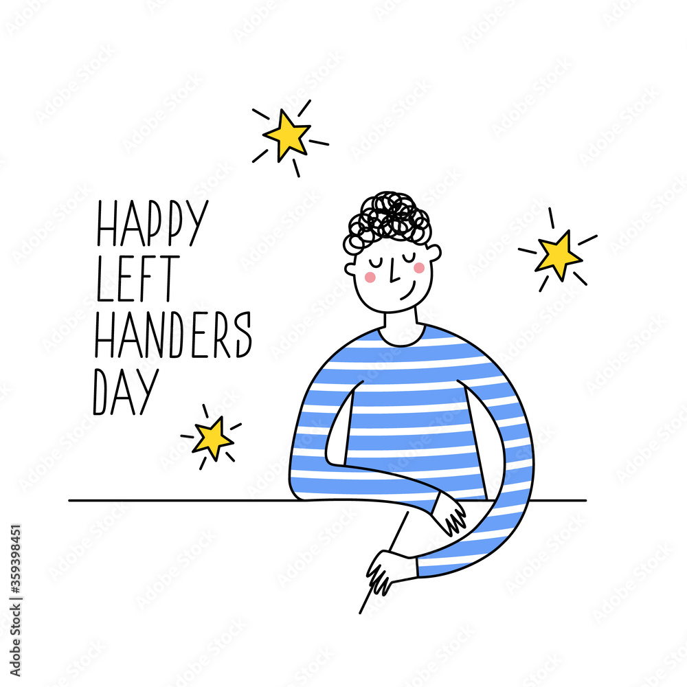 Happy Lefthanders Day. August 13, International Lefthanders Day