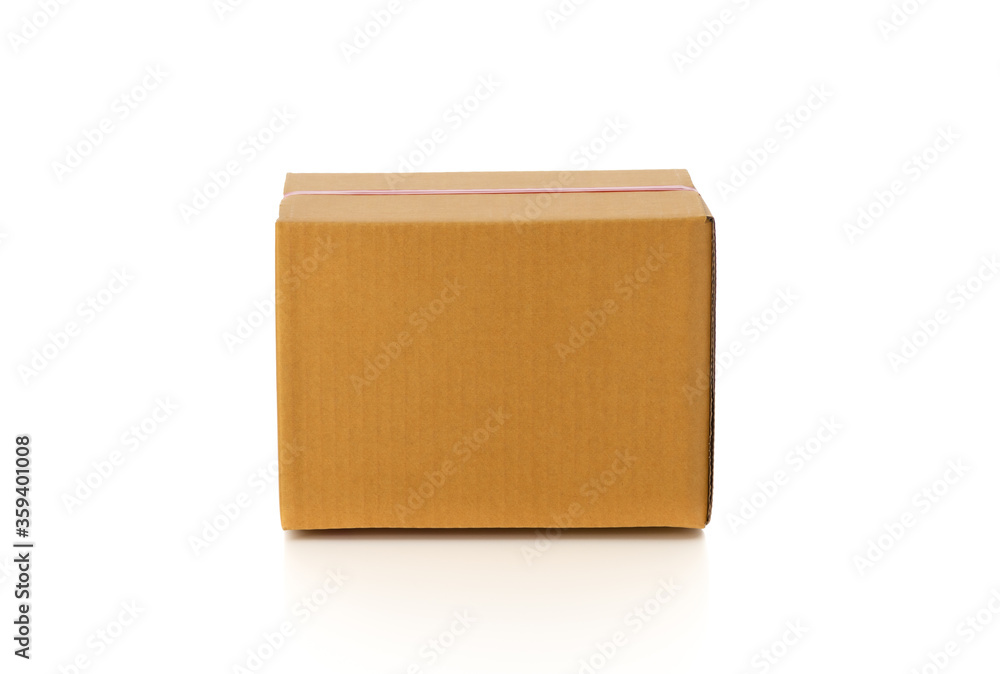delivery box on white background delivery box on white background