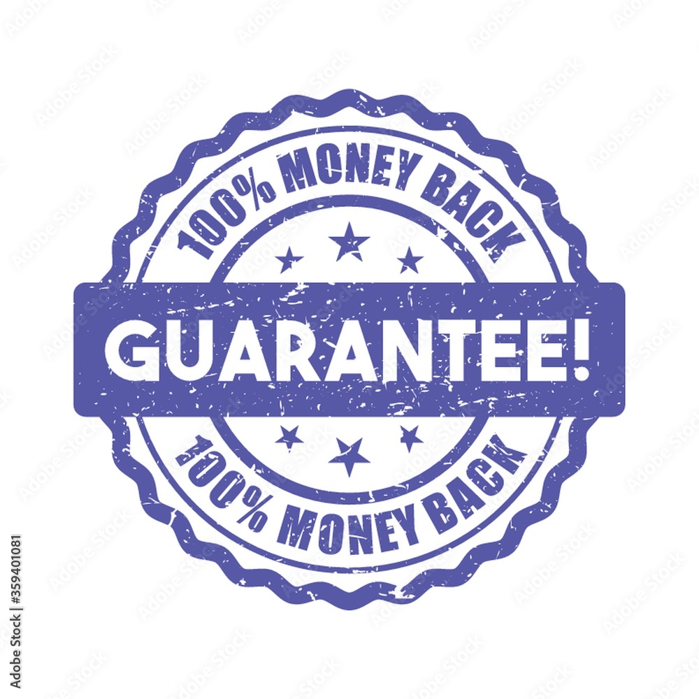 Fototapeta premium money back guarantee label