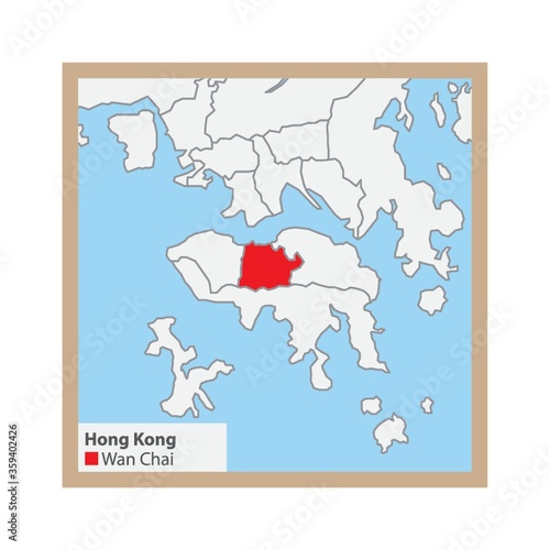 wan chai state map