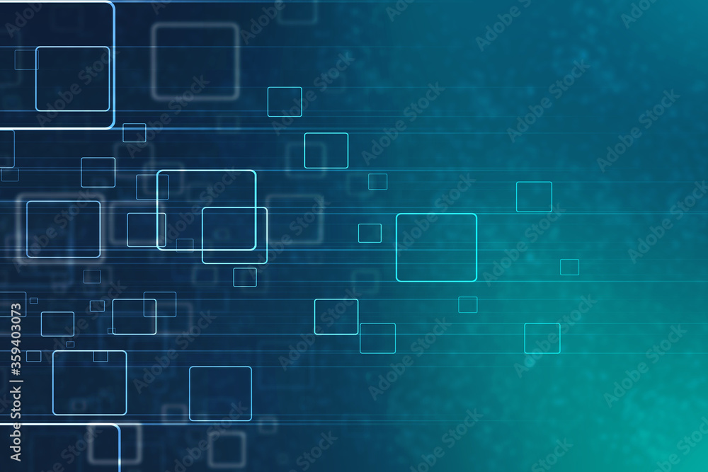 2d illustration Abstract futuristic electronic circuit technology background 2d illustration Abstract futuristic electronic circuit technology background