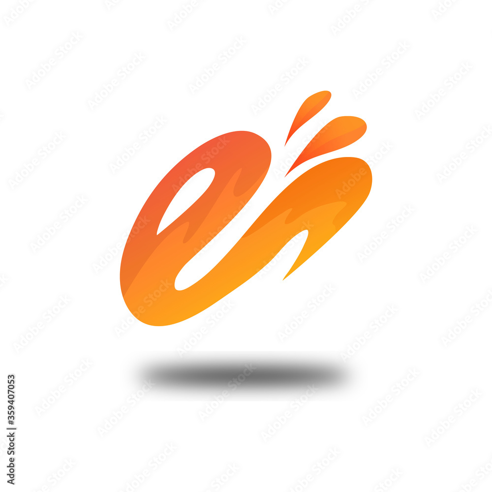 Letter E Logo Vector - Colorful Modern Logo