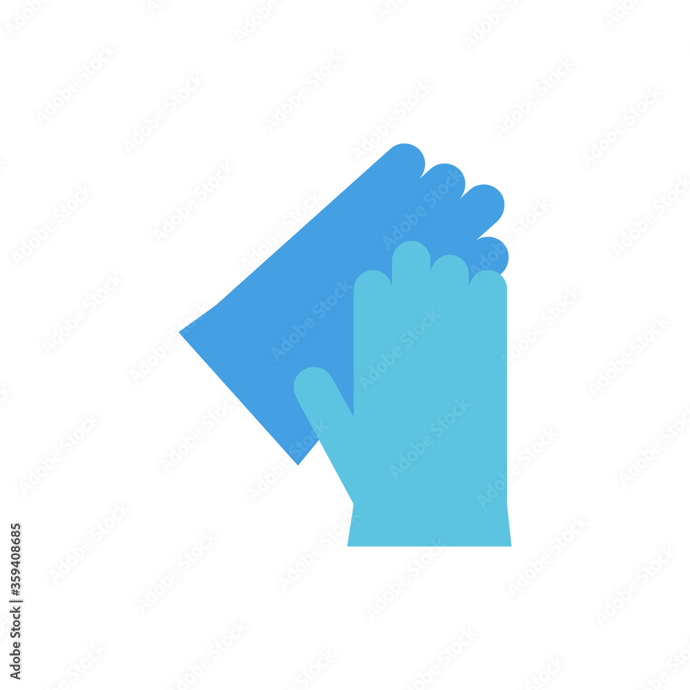 Fototapeta premium Glove, chemistry icon. Simple line, outline vector elements of stinks icons for ui and ux, website or mobile application