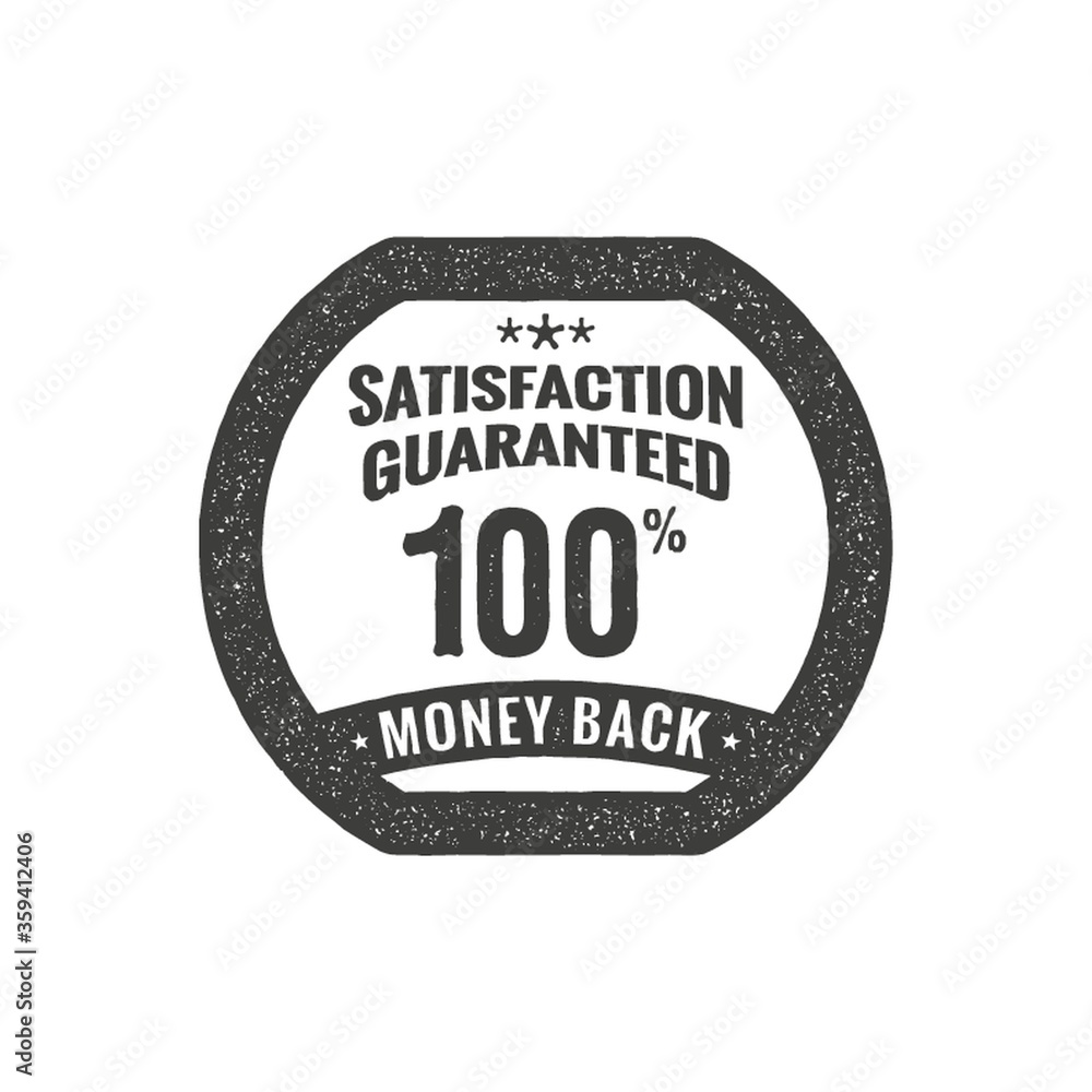 Fototapeta premium money back label