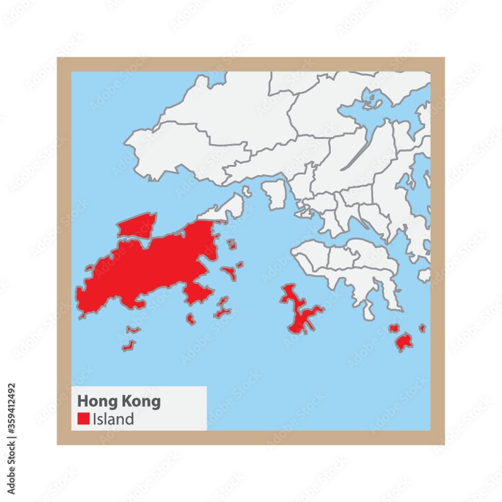 hong kong island map