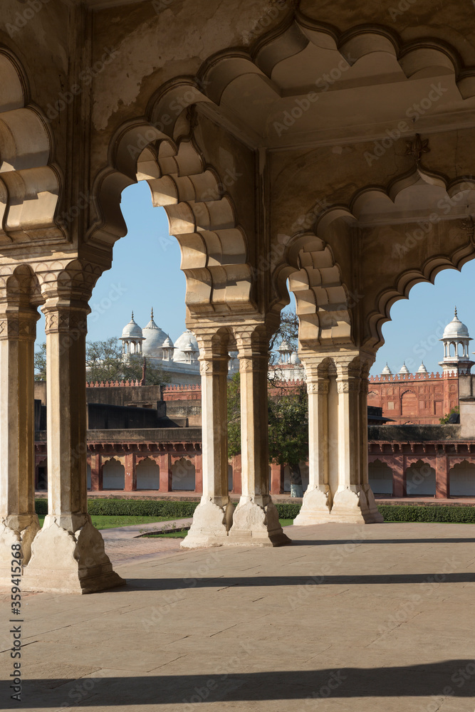 Palaces in Agra city, India