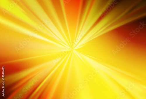 Light Orange vector abstract blurred layout. Glitter abstract illustration with gradient design. Smart design for your work.