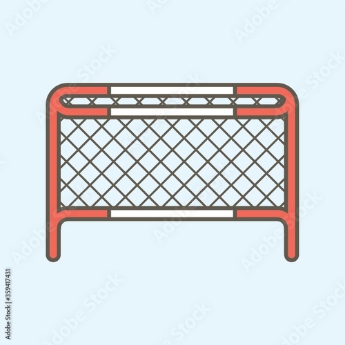 Hockey goal photo