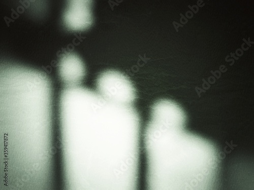 Blurred abstract green grunge wall with crack texture background.