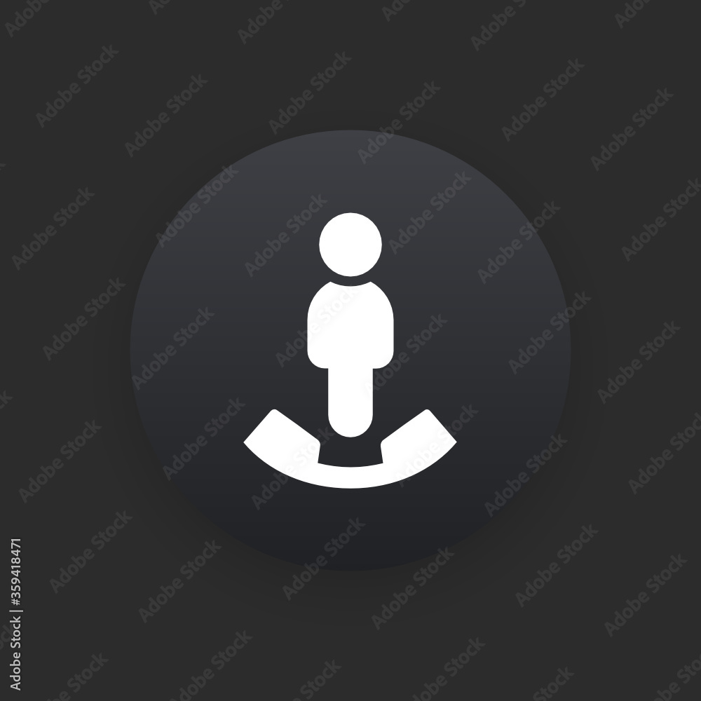 Phone Operator - Matte Black Web Button Phone Operator - Matte Black Web Button