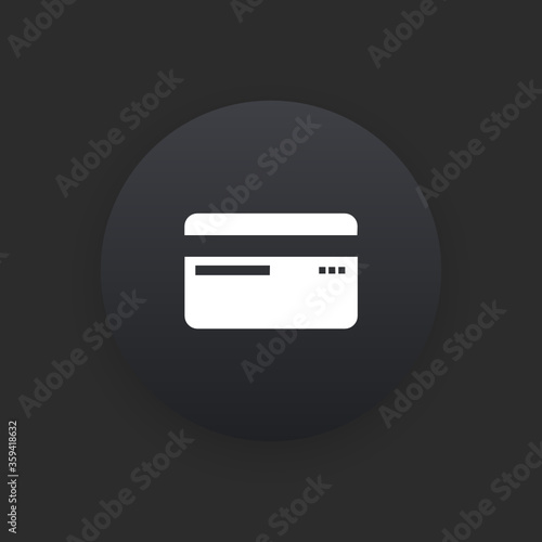 Card Backside -  Matte Black Web Button