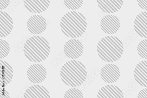 Light gray background with patterns in the form of circles. Seamless texture.