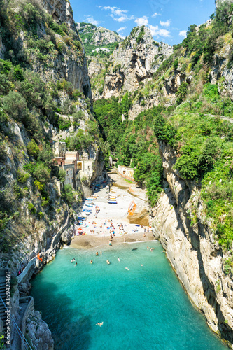 Canvas Print Fiordo di Furore in Italy